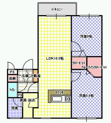 グランシャリオの物件間取画像